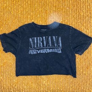 #Nirvana nevermind crop top